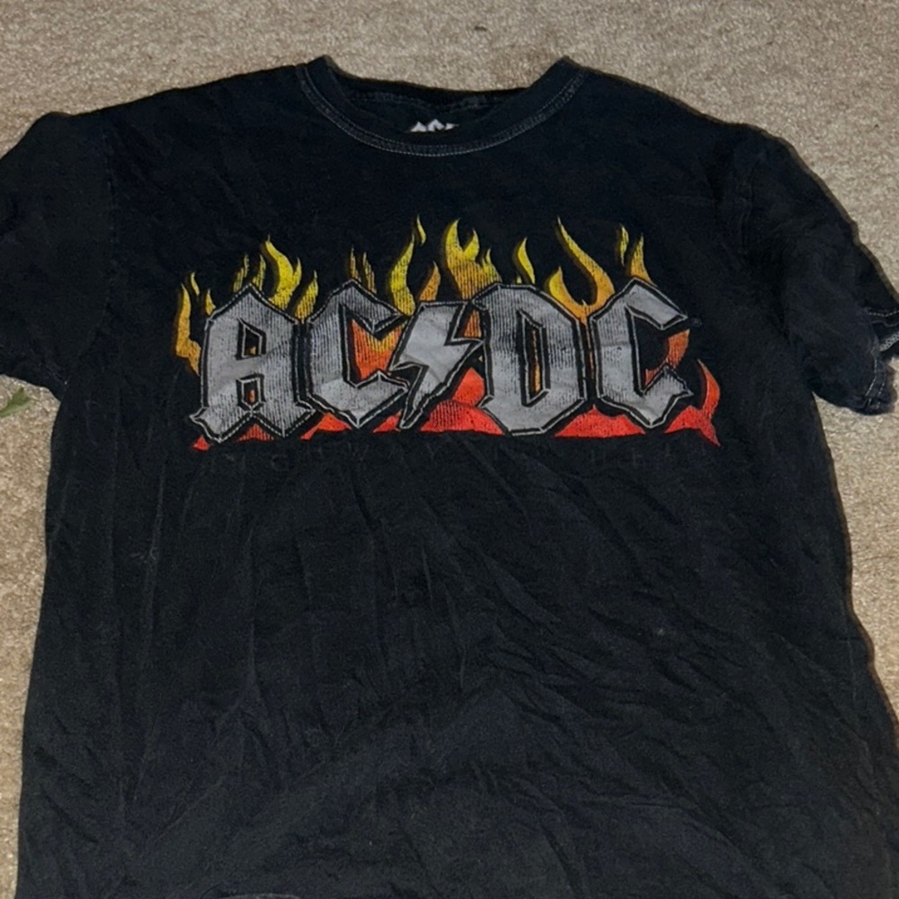 AC/DC Black Graphic T-Shirt